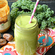 Green Peanut Butter Smoothie